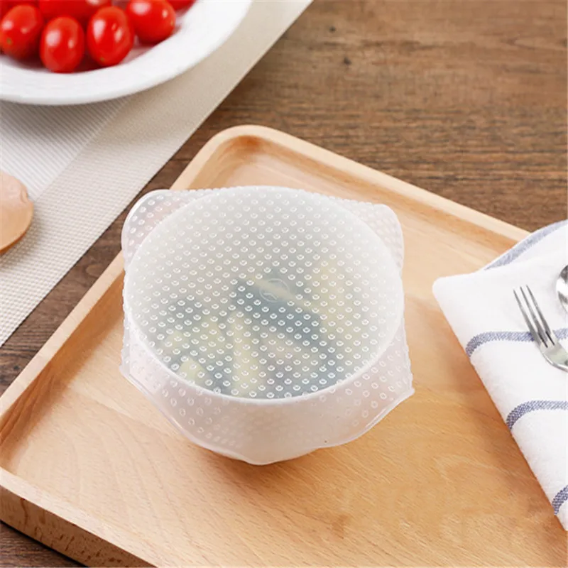 Кухонные аксессуары 3 шт. кухонные гаджеты силиконовые обертки для фруктов