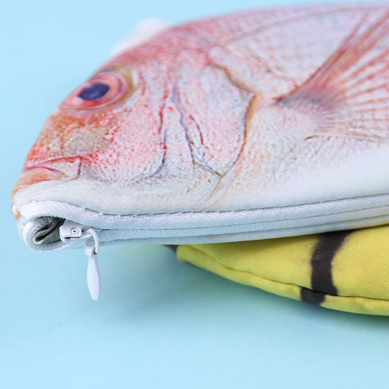 Пенал тканевый в форме рыбы для карандашей и ручек|pencil bag|pencil pouchfabric pencil |