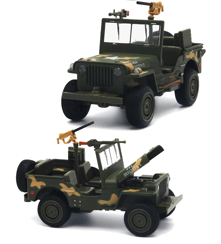 Крутой литой джип виллес модель автомобиля военная сила Легкосплавные
