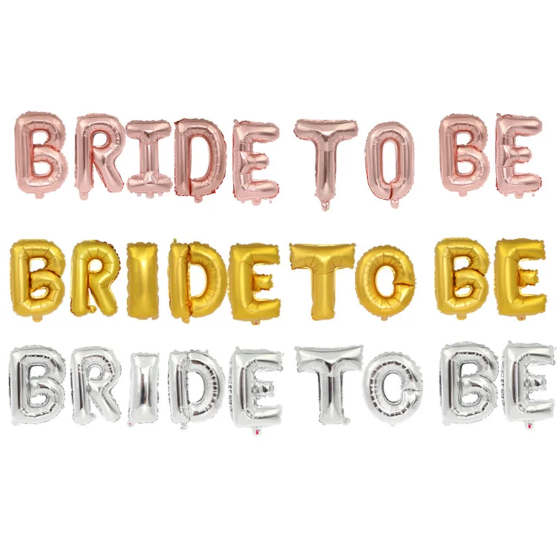 16 дюймовые буквы BRIDE TO BE свадебные украшения ремесла мальчивечерние декоративные