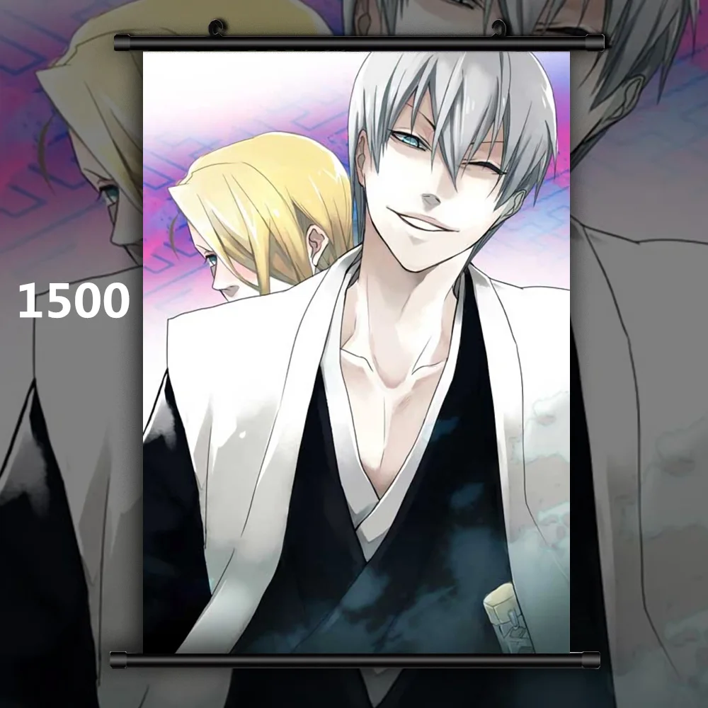 1500 Bleach коллекции Rukia Aizen Ichigo Renji Аниме Манга настенный плакат свиток F - Цвет: 1500