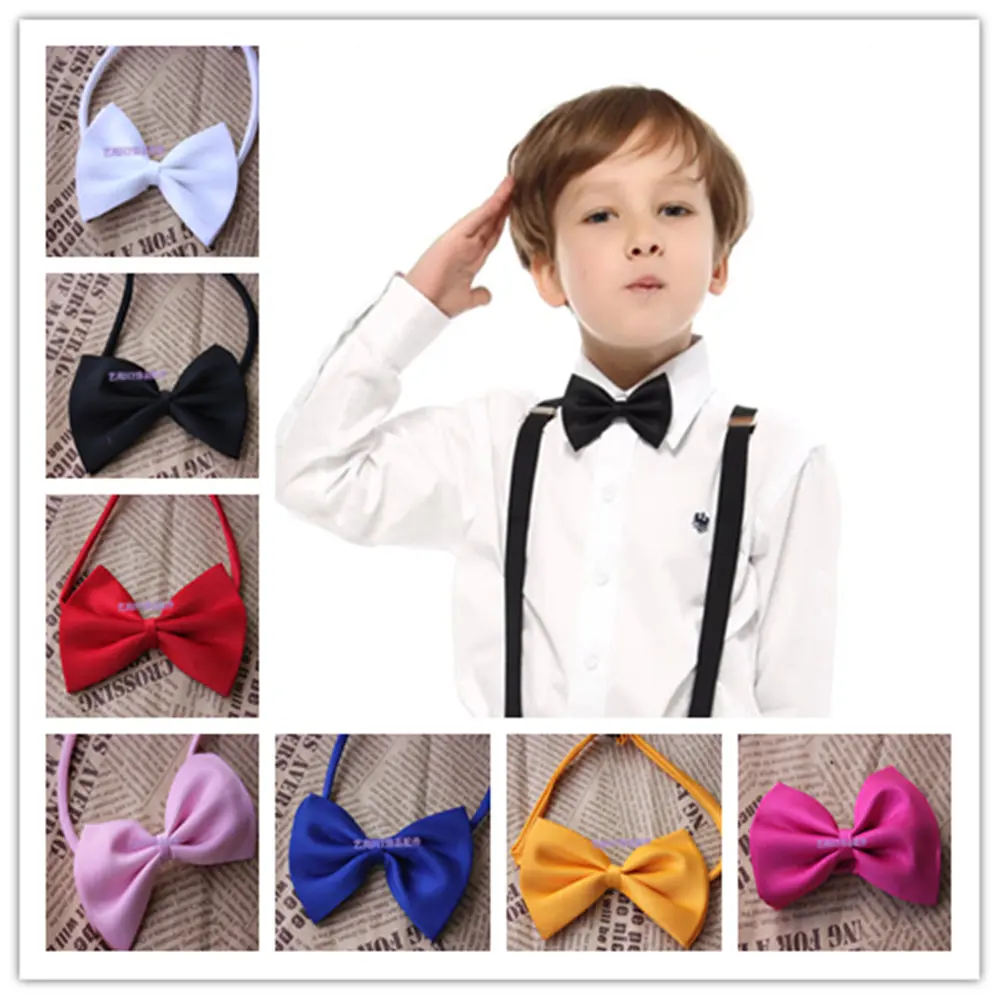 Новое поступление 2017 милый детский галстук бабочка для мальчиков Детский 1 шт. 17