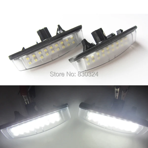 Светодиодный светильник для номерного знака Toyota Camry Prius NHW11 Avensis Verso Echo 4D 2X18SMD |
