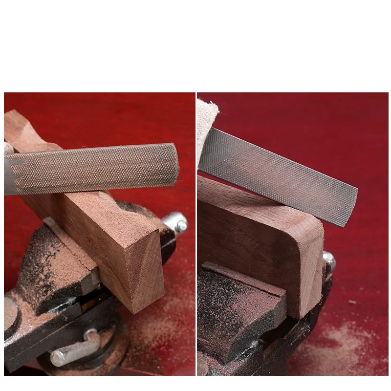 Набор металлических напильников 4 в 1 твердосплавные сверла полукруглые зубья