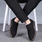 2020 г. Мягкие туфли из высококачественной замши мужские лоферы оксфорды повседневная мужская формальная обувь Весенняя мужская обувь на шнуровке