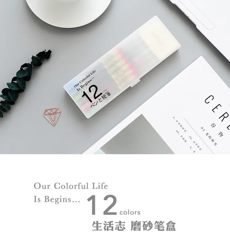 12 шт./лот Muji стиль гелевая ручка 0,5 мм цветная ручка Производитель ручка для школы офиса поставка 12 цветов
