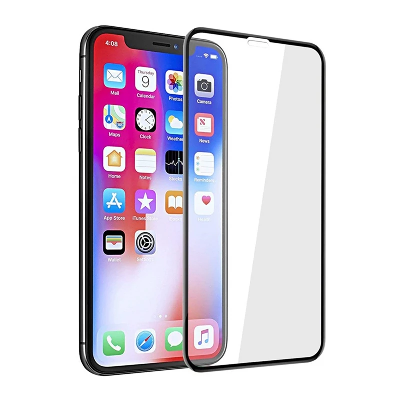 Закаленное стекло GerTong 9H с полным покрытием для iPhone 6 6S 7 8 Plus X XR XS Max защитная пленка