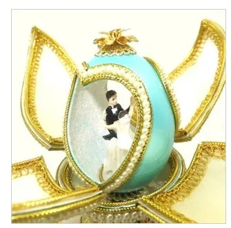 Европейский королевский свадебный подарок музыкальная шкатулка в виде яйца