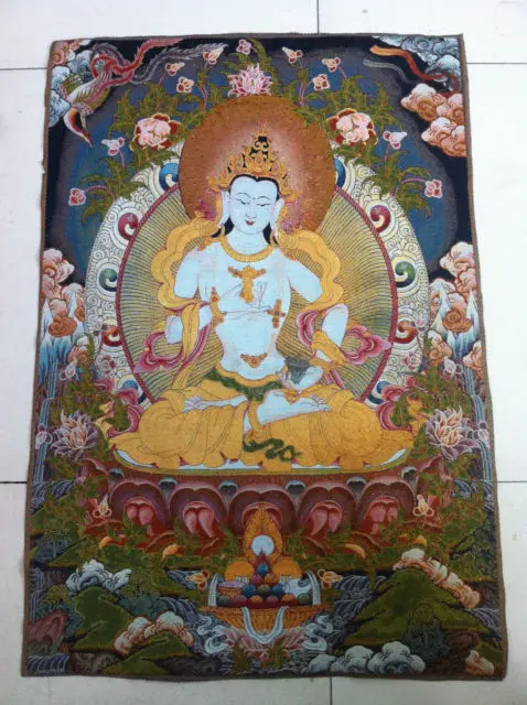 

Tibet Nepal thangka tara buddha Kuan statue Guan Yin Exorcism peace wealth