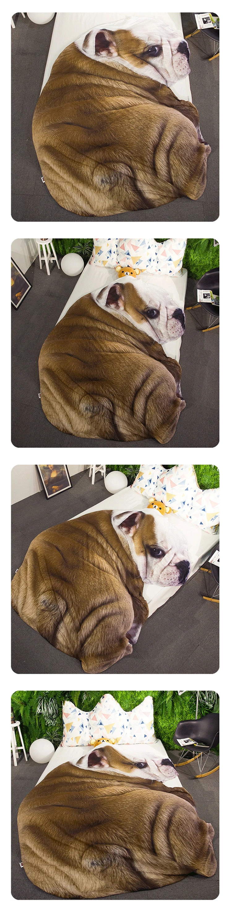 3D милый мопс, собака, кошка, летнее стеганое одеяло, мягкое покрывало, легкое, для детей, взрослых, кровать, диван, теплое одеяло, летнее одеяло s