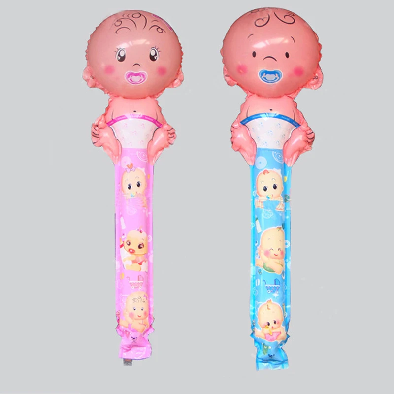 1 шт./лот детские игрушки hello kitty Губка Боб воздушные шары Минни фольга палка Микки