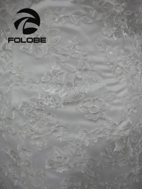 Свадебное платье на заказ с аппликацией свадебное трапециевидной формы глубоким