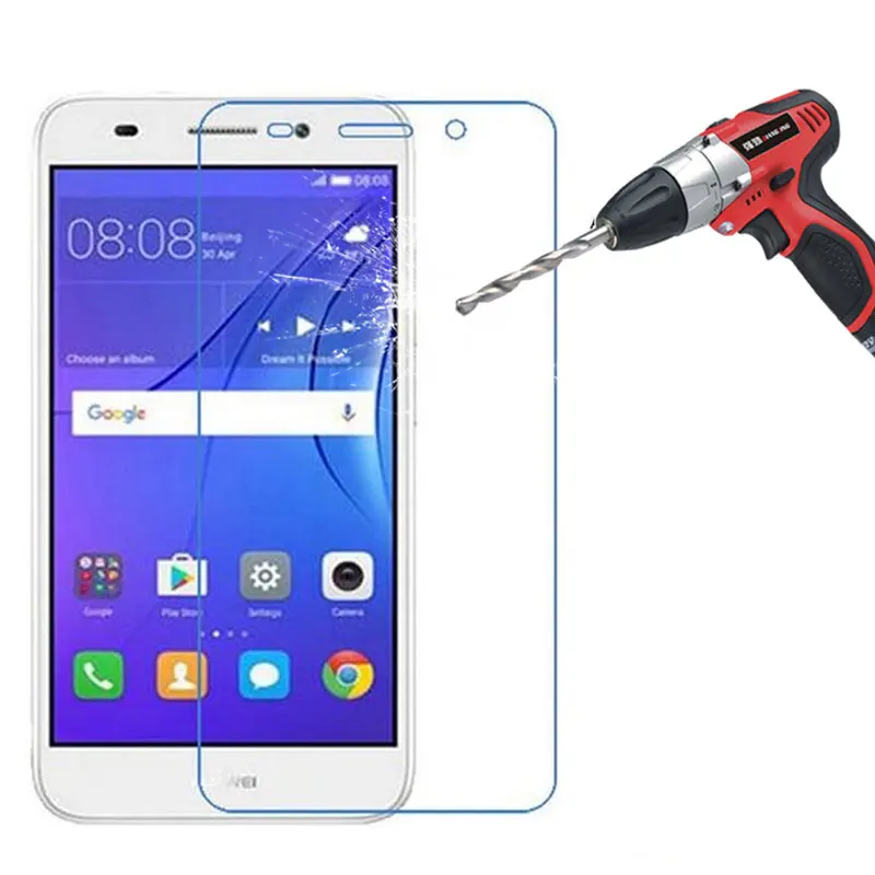 Закаленное стекло для Huawei Y3 2017 Y 3 защитный экран 5-дюймовый чехол смартфона