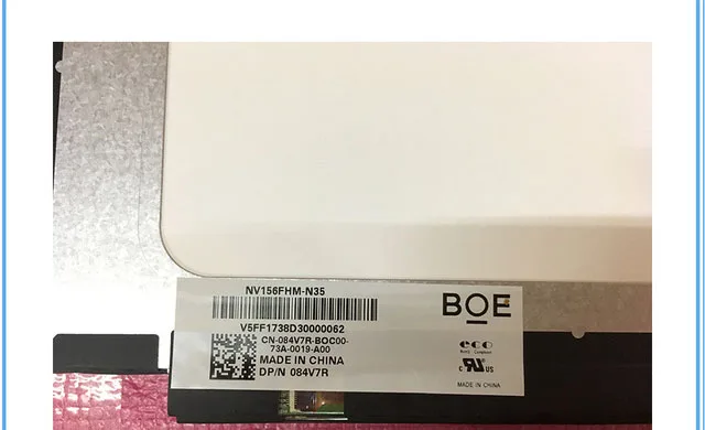 ЖК экран для Dell 15 7568 7560 DP/N 084V7R 84V7R светодиодный дисплей разрешение X панели BOE без