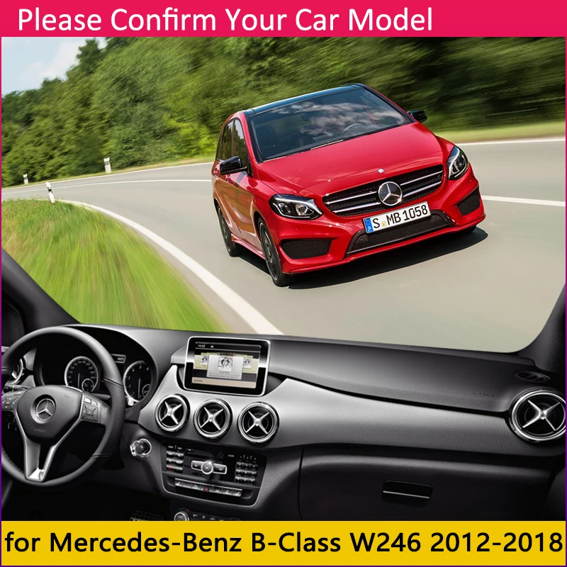Для Mercedes Benz B-Class W246 Противоскользящий коврик на приборную панель солнцезащитный