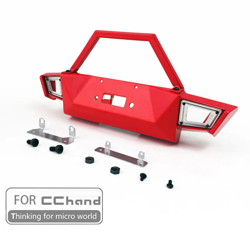 Металлический передний бампер для 1/10 CC hand AXIAL SCX10 90027/90035 JK|Детали и аксессуары| |