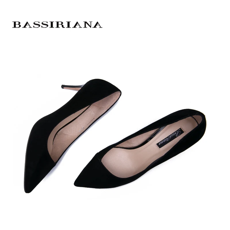 BASSIRIANA/2019 новые туфли на высоком каблуке женские лодочки женская обувь из
