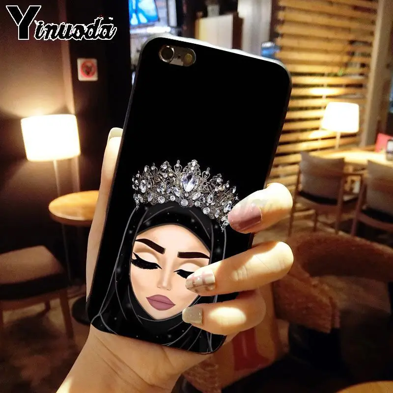 Yinuoda мусульманские исламские глаза шаблон Мягкие аксессуары для телефонов