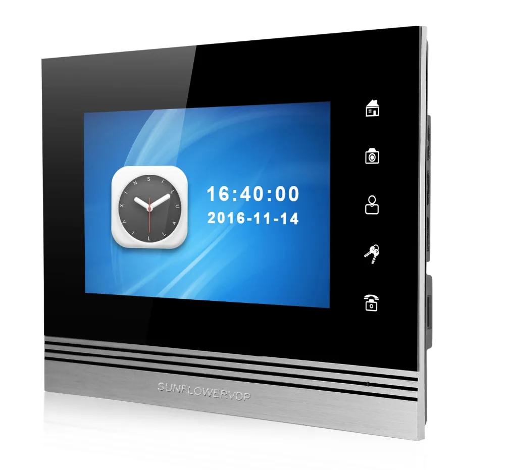 Rfid Keyfob Home Video Door Phone Video Call 8GB TF Video Recording 3 Indoor Monitors Video Eyes For The Door With Door Lock Kit