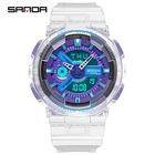 Часы SANDA для женщин, спортивные, электронные, светодиодные, цифровые, 2019