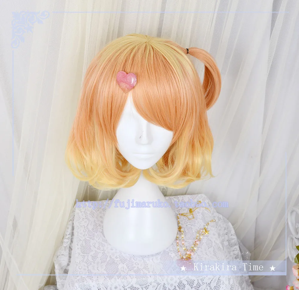 Cosplay Wig Macross Wion Freyja Short Straight Synthetic Hair Pigtail