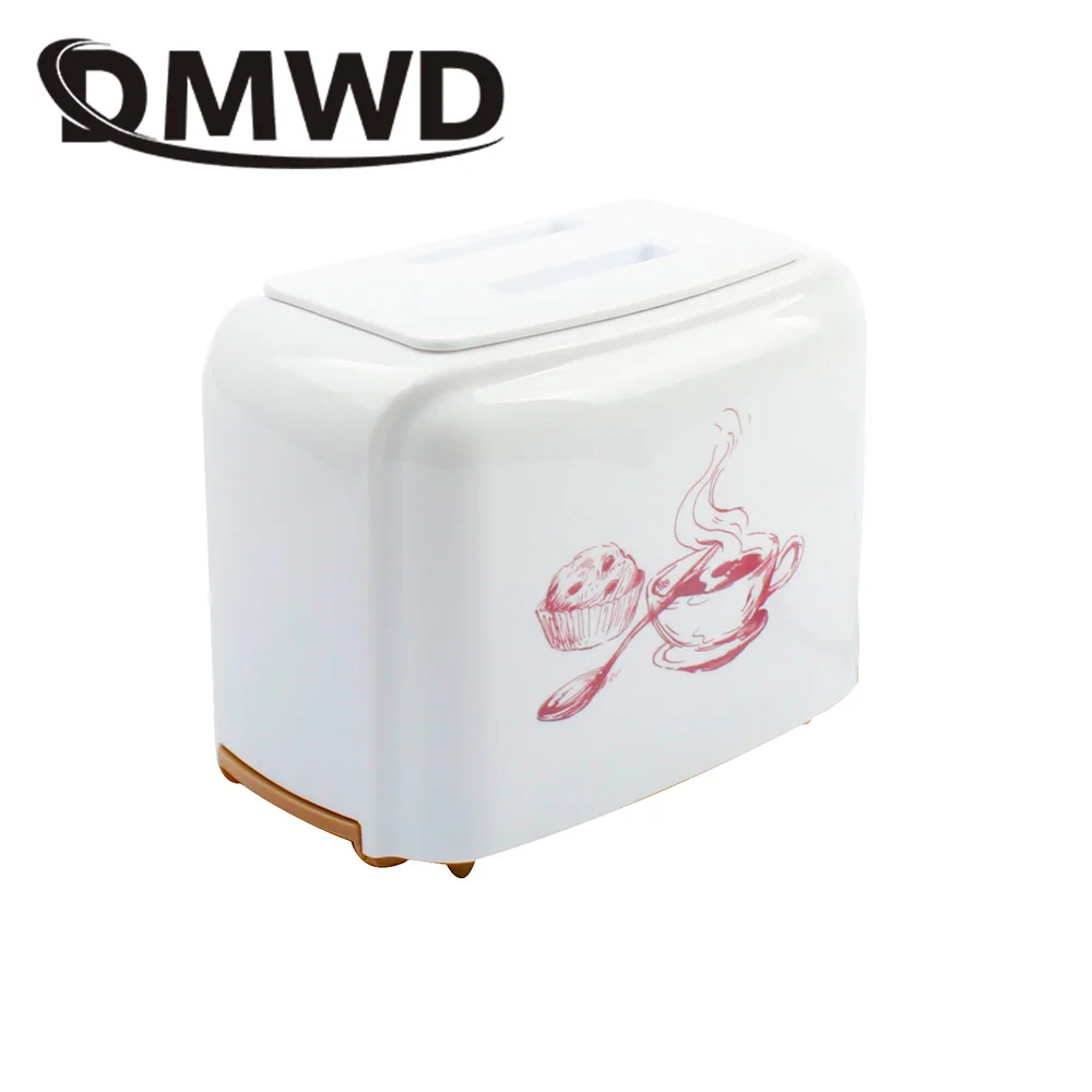 DMWD домашний тостер автоматическая машина для выпечки хлеба подогреватель