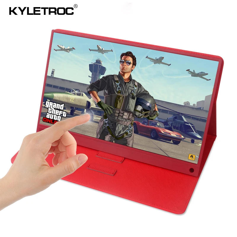 Монитор с сенсорным экраном Портативный Ультратонкий 15 6 дюймов 1080P ips HD usb type C