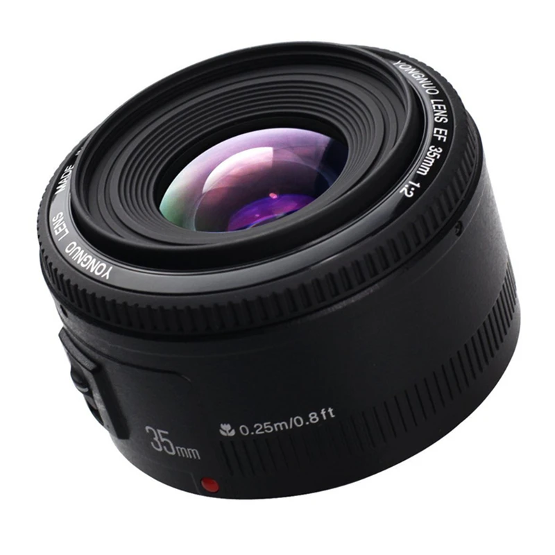 YONGNUO 35mm YN35mm F2 Lens 1:2 AF / MF Wide-Angle Fixed/Prime Auto Focus For Canon Nikon Camera | Электроника