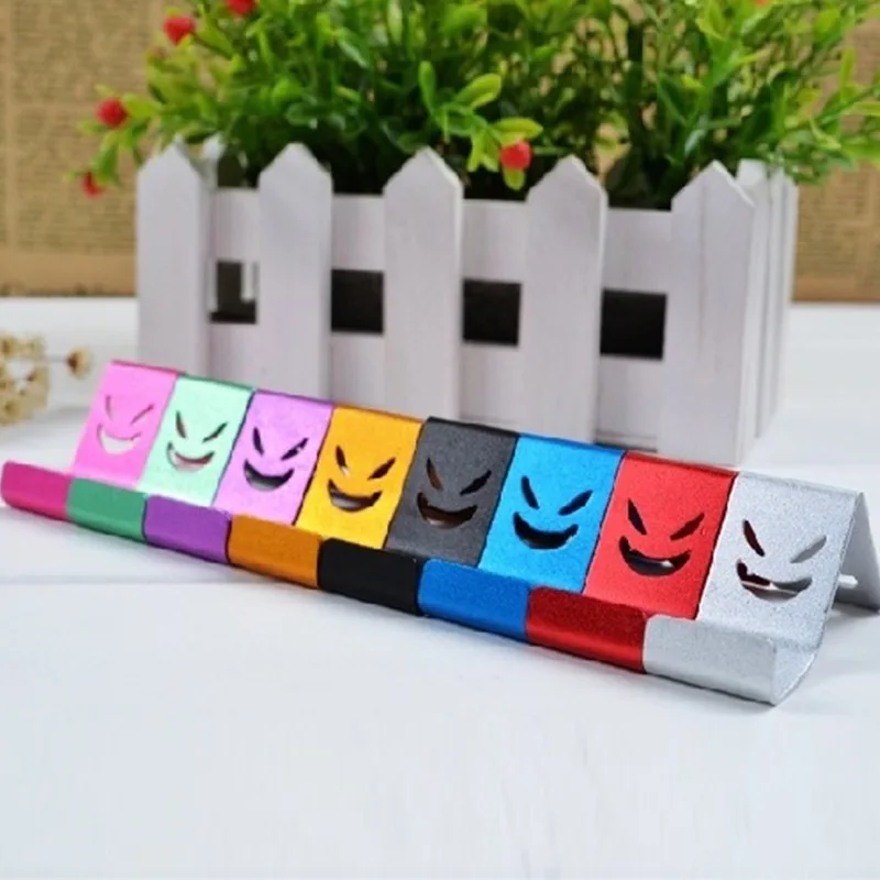 Random 1Pcs Мини-подставка, металлический кронштейн, Devil Smiley, универсальная поддержка, сумка для мобильного телефона, чехол для сотового телефона, для Xiaomi Redmi, для iPhone XS Max, XR - Цвет: Random 1Pcs