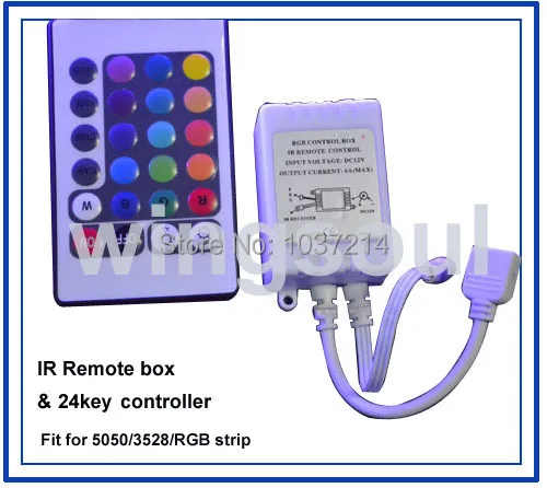 Пульт дистанционного управления светодиодной лентой RGB 24 клавиши Бесплатная