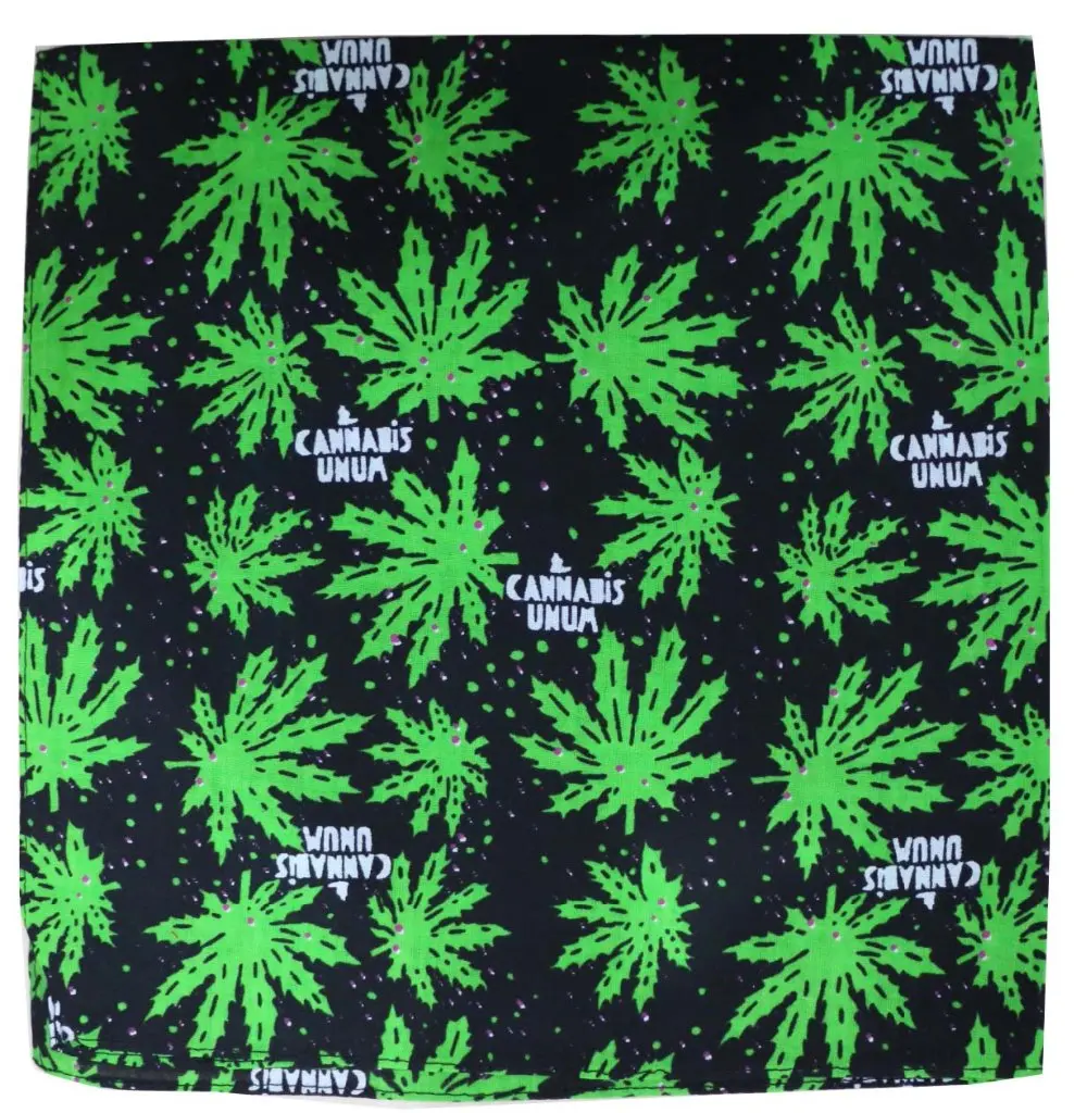 Мужской головной убор FOXMOTHER бандана с изображением листьев из 100% хлопка в стиле