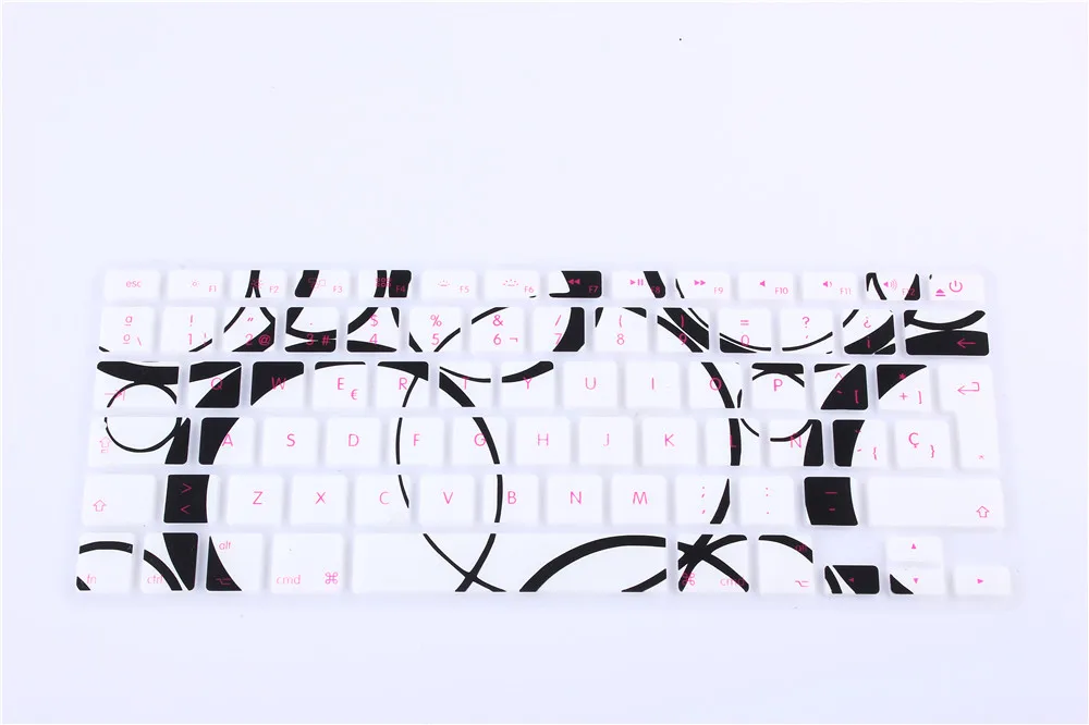 EU/UK layout Spanish Ombre Colors Keyboard Cover Silicone Skin for MacBook Pro 13&quot 15&quot Retina iMac &amp Air | Компьютеры и