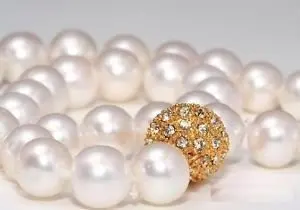 Огромный! Ювелирные изделия AAA + 16 мм жемчужное ожерелье из ракушек южного моря.