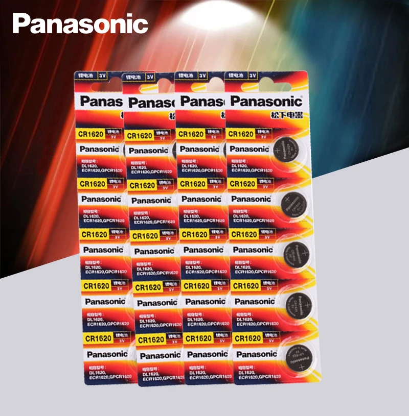 20 шт./лот Panasonic продукт cr1620 батарейки таблеточного типа для мобильного часо-3 V литиевая Батарея CR 1620 дистанционного Управление калькулятор