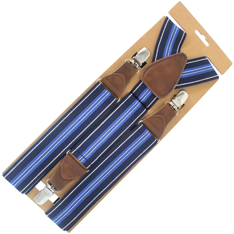 Мужские кожаные подтяжки с 3 зажимами для взрослых мужчин папы подарки Дедушки