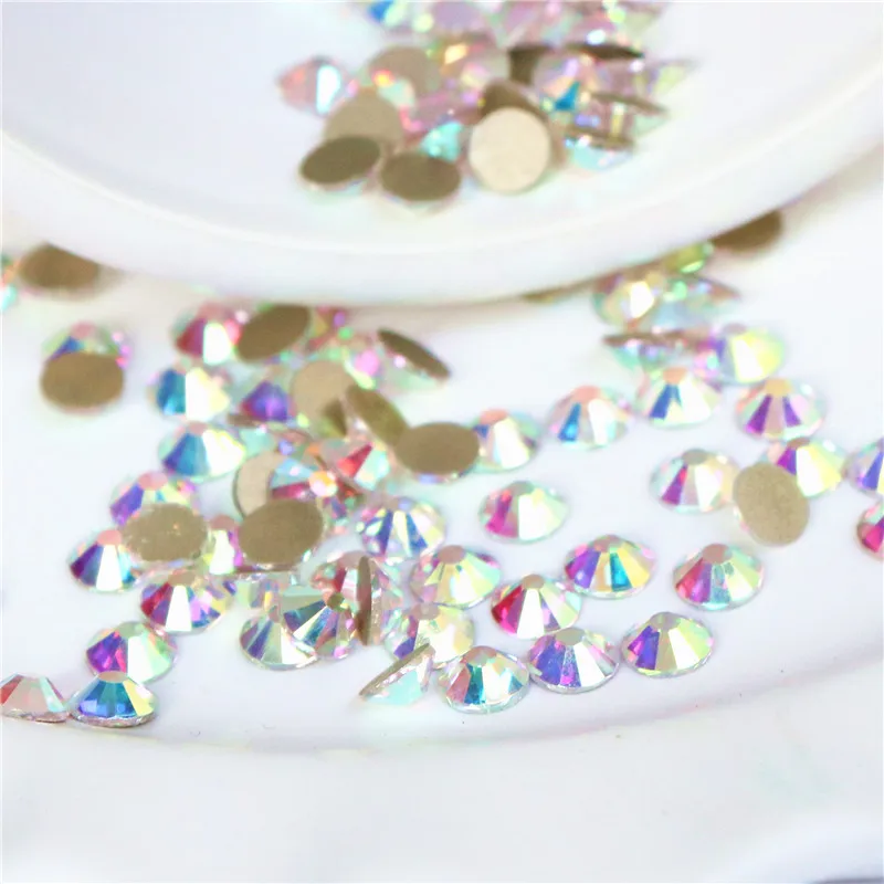 SS3 1440 штук пакет с плоской задней поверхностью для дизайна ногтей кристалл ab Клей
