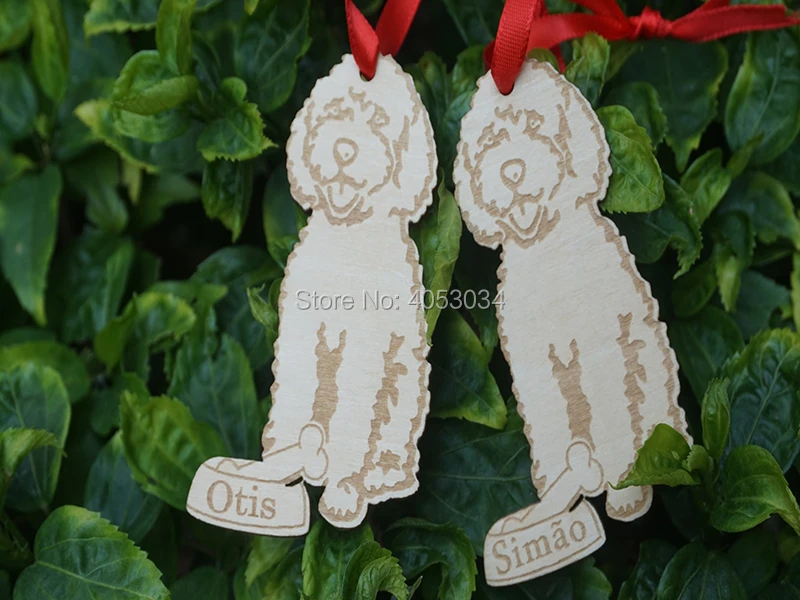 Персональный орнамент с изображением собак сувенир для любителя собак Goldendoodle орнамент Рождественский Праздничный Орнамент