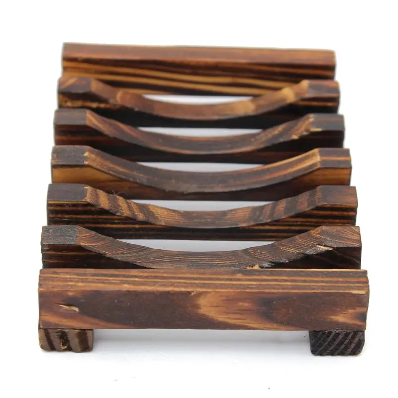 Ручная работа древесный уголь винтажная старая Коробка для мыла аксессуары дома