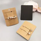 24 шт.лот витрина для ювелирных изделий с отверстием для подвешивания квадратный держатель для заколки Новое поступление 9x7 см аксессуары для ювелирных изделий заколки для волос