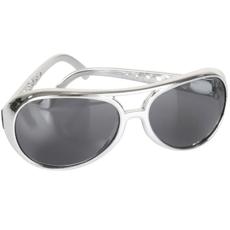 

Free Shipping Hot Sell Gold Frame Classic Elvis Glasses with Sideburns Elvis Costume Sunglasse Elvis Sunglasses