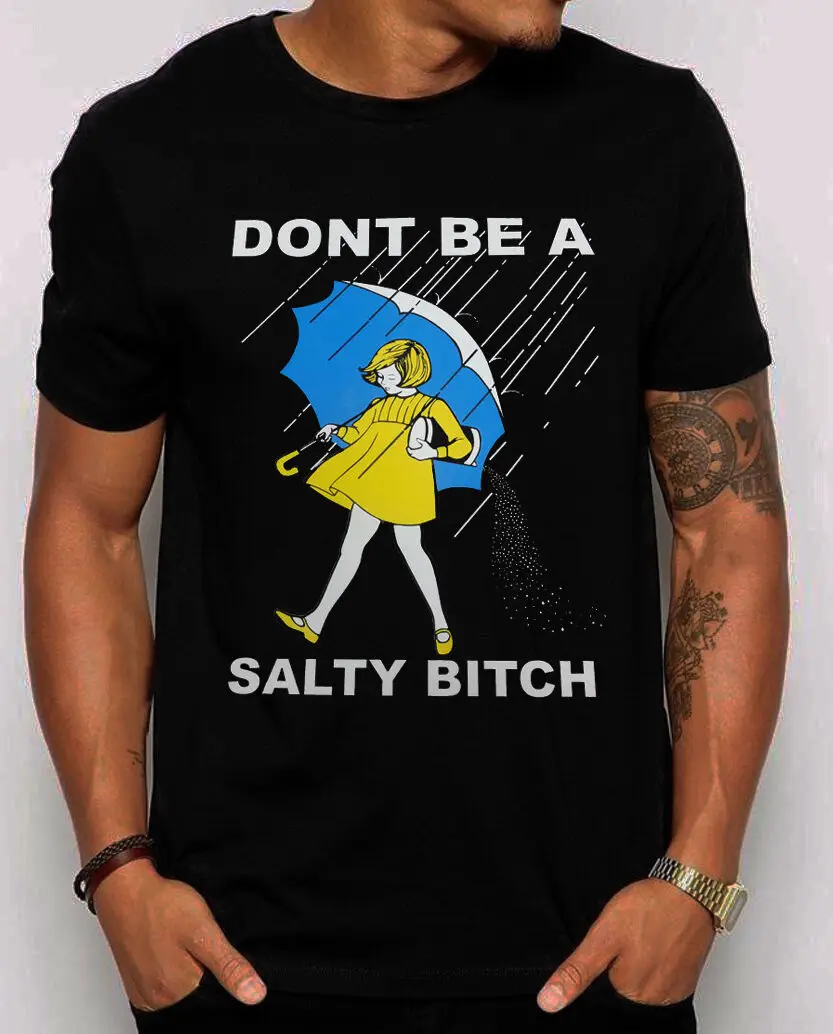 Не быть соленая Для мужчин T shirt. Смешно соль людей Юмор Шутка футболка с