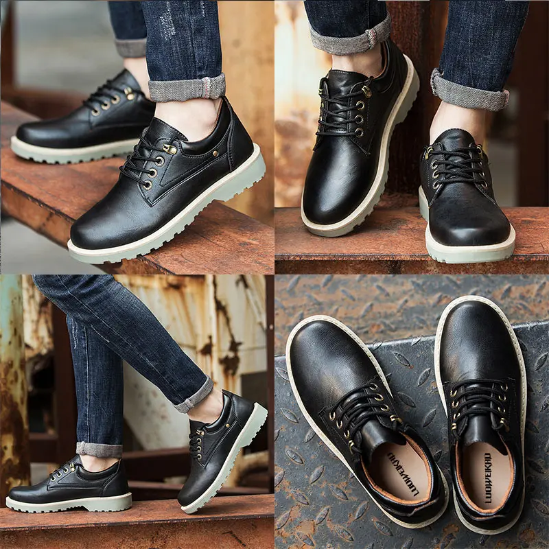 Для Мужчин's Повседневная кожаная обувь модные мужские PU Chaussures Hommes EN Cuir Кружево