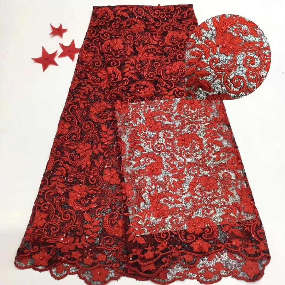 

Latest French Nigerian tulle Laces Fabrics High Quality Mesh Lace African Laces Fabric African French Net lace TS8330