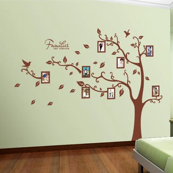 Рамка с деревьями картина декоративная наклейка для гостиной и телевизора клей