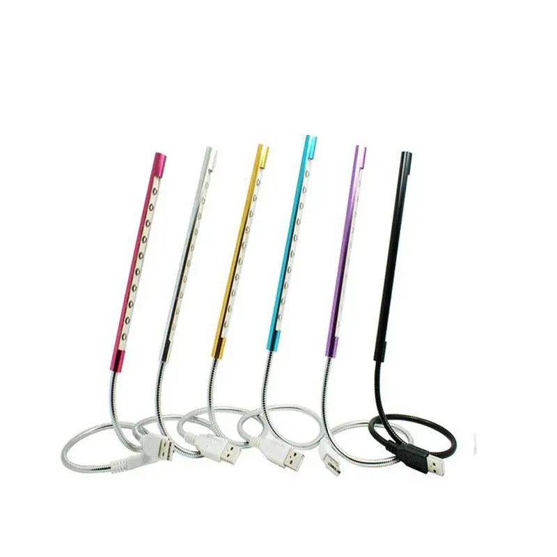 Портативная USB настольная лампа светодиодные настольные лампы Регулируемая