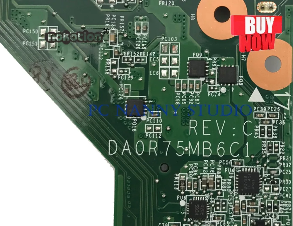 Материнская плата PANANNY для ноутбука hp 15 E / 17 720691 501 001 DA0R75MB6C1 DDR3