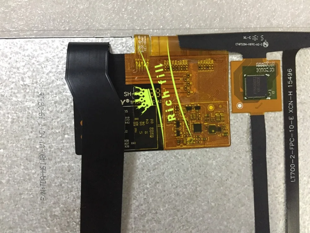 Новый 7-дюймовый жк-экран жк-дисплей с сенсорным экраном жк-дисплеем жк-экраном