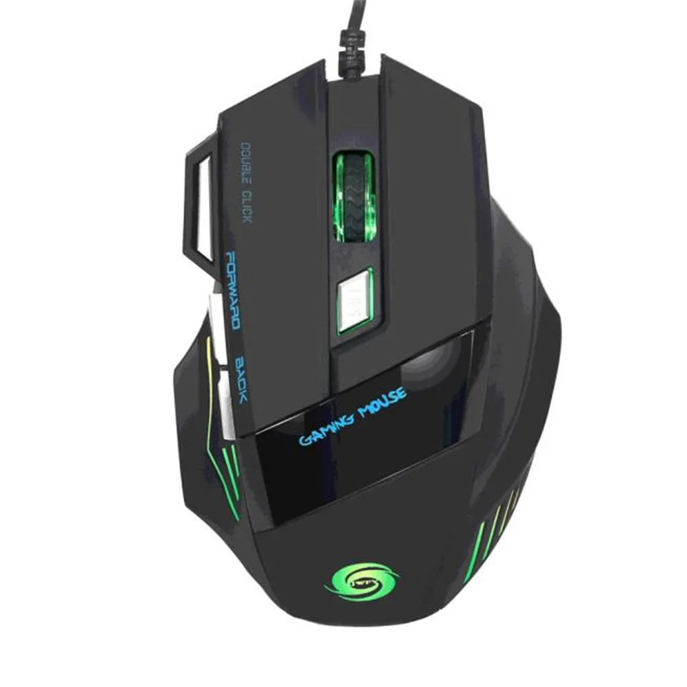 Gaming Mouse Wired 5500 DPI 7D LED Optical USB PRO Mice For PC LapComputer ** | Компьютеры и офис