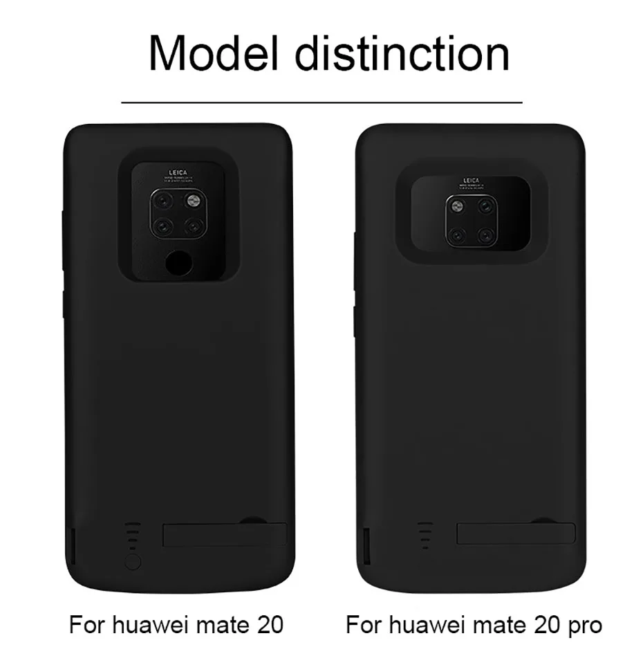 Mate 20 чехол для внешнего зарядного устройства 5000 мАч/6000 мАч чехол для зарядки аккумулятора для huawei mate 20 Pro Чехол для аккумулятора с держателем для телефона