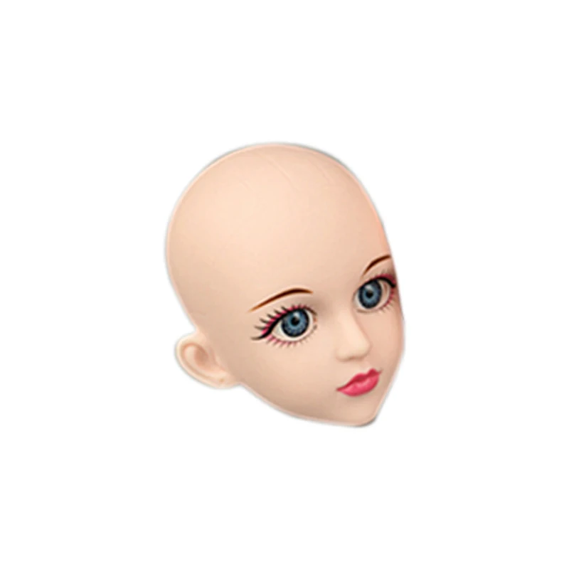 blue eyes 1 шт. 3D настоящие глаза пластиковая голова для макияжа 1/4 BJD DIY кукла аксессуары для тела без макияжа игрушка Косплей Кукла для девочек игрушки - Цвет: blue eyes
